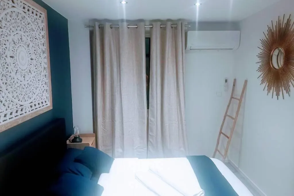 Apartment 4 Couchages Climatise Direct Plage Wifi Parking Antibes